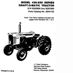 case 430 parts diagram